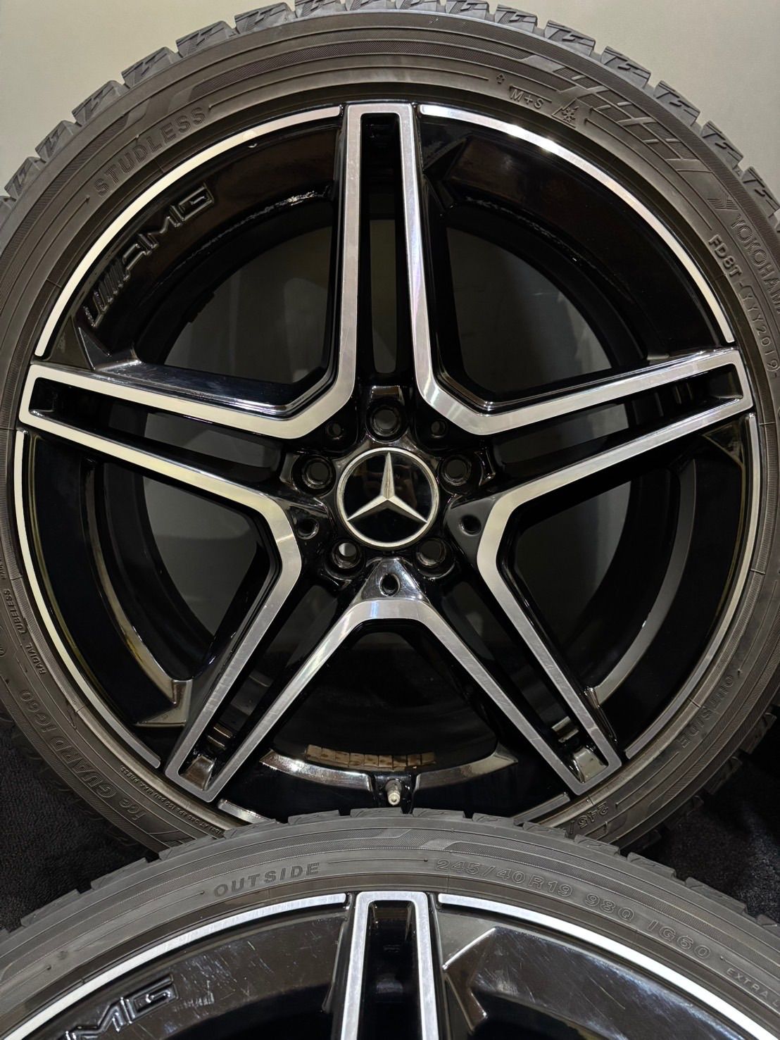 245 40 R 19 ice GUARD iG 60 19年製 ベンツ C 257 CLS AMG 19インチ 8 J 10 33 112 5 H スタッドレス 4本 1 K 568