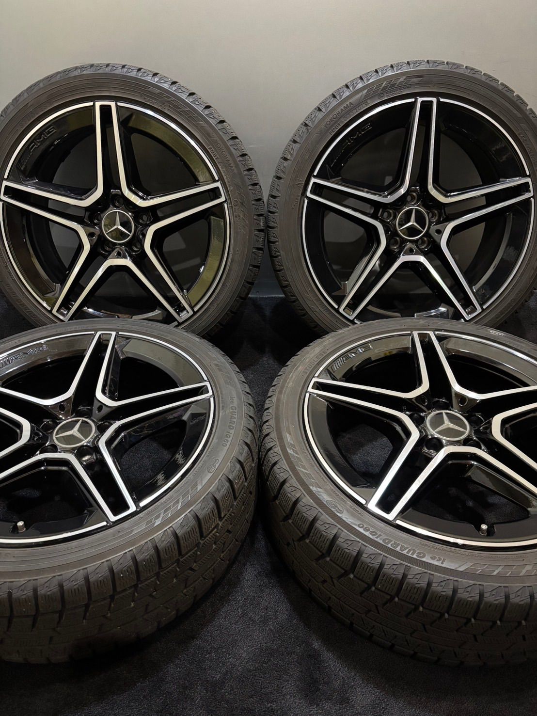 245 40 R 19 ice GUARD iG 60 19年製 ベンツ C 257 CLS AMG 19インチ 8 J 10 33 112 5 H スタッドレス 4本 1 K 568