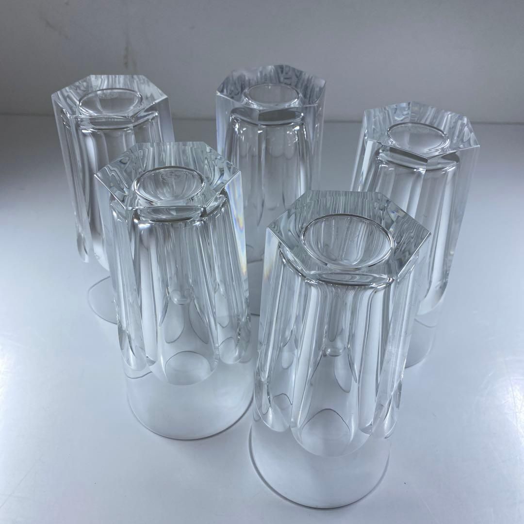 ☆洋3 バカラ　アルクールハイボールグラス5客　高さ14㎝ 東Y7-0227② ☆洋3 バカラ アルクールハイボールグラス5客 高さ14㎝ 東Y7-0227②