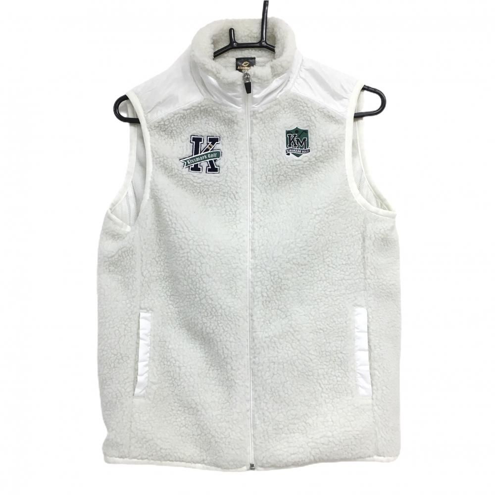 パーリーゲイツ リバーシブルベスト ブラウン×オレンジ 裏起毛