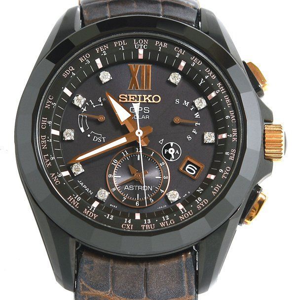 SEIKO セイコー ASTRON アストロン SBXB083 8X53-0AP0-2 ダイヤモンド モデル ソーラーGPS衛星電波時計 メンズ