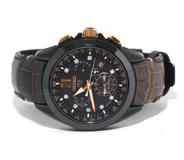 ソーラーGPS衛星電波時計 メンズ