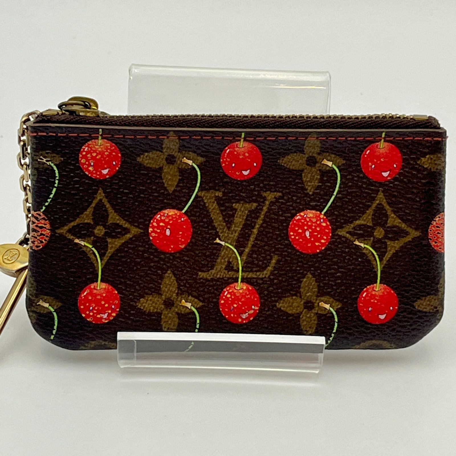 LOUIS VUITTON M 95042 モノグラム チェリー ポシェットクレ コインケース