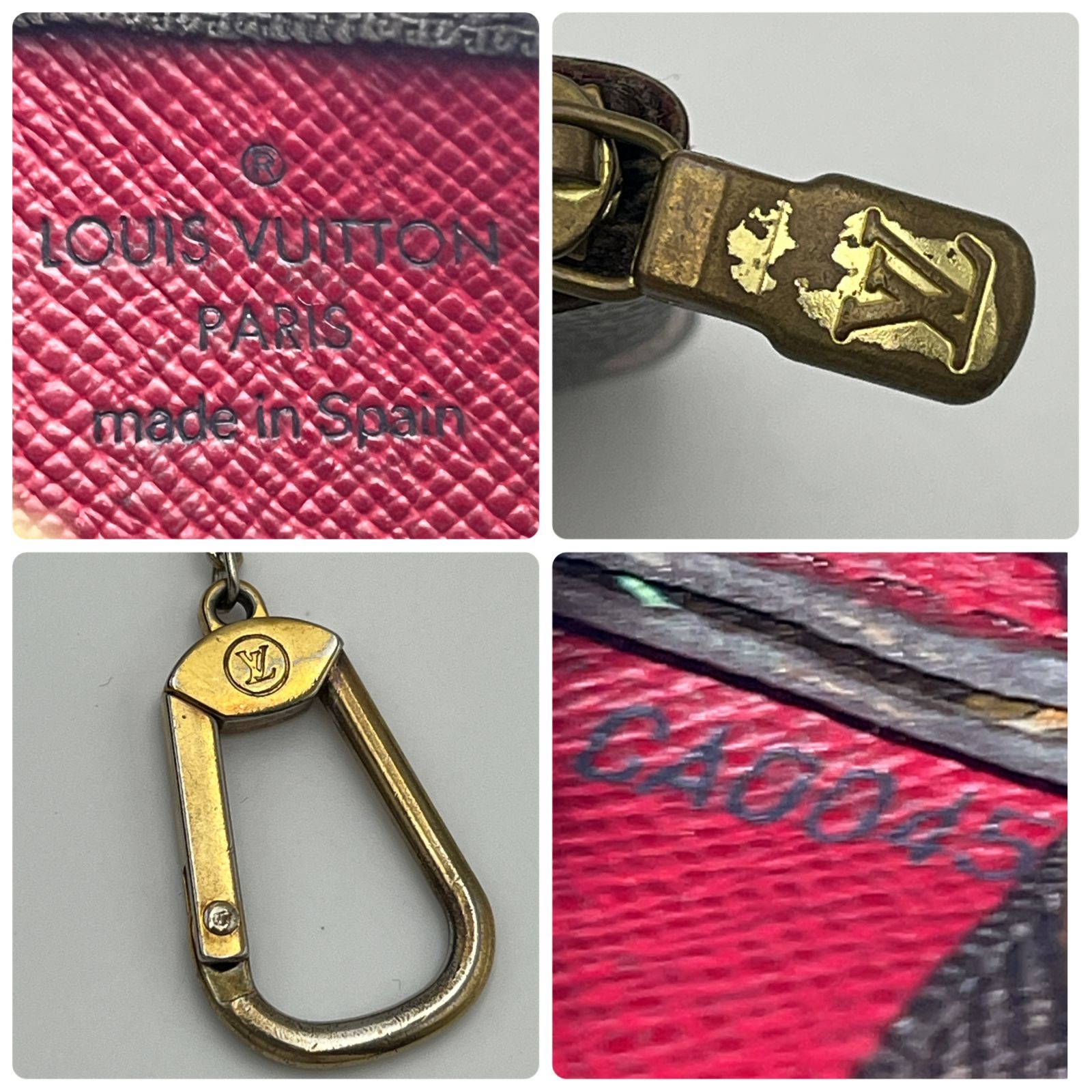  LOUIS VUITTON M 95042 モノグラム チェリー ポシェットクレ コインケース コインケース 小銭入れ 小物