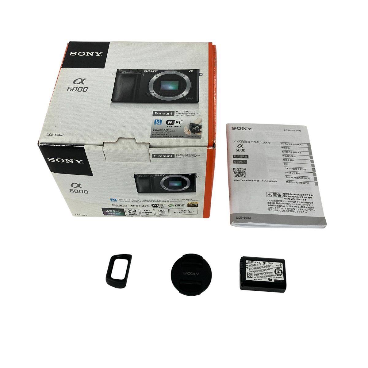 SONY α6000 ILCE-6000 ミラーレス一眼 SELP1650 レンズ付 充電器 Y10589612