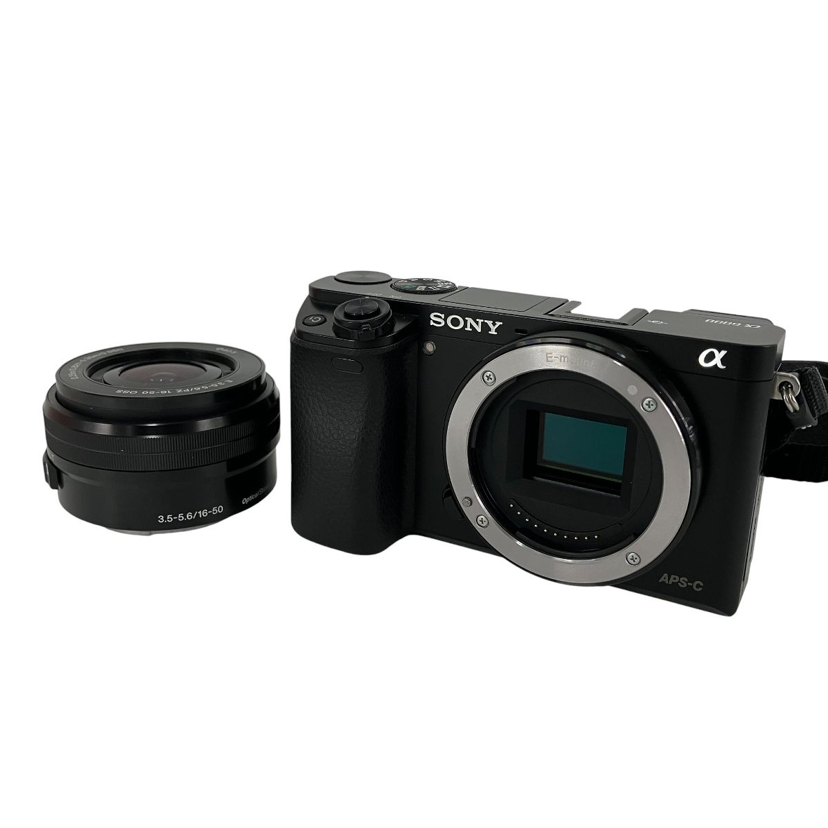 SONY α6000 ILCE-6000 ミラーレス一眼 SELP1650 レンズ付 充電器 Y10589612