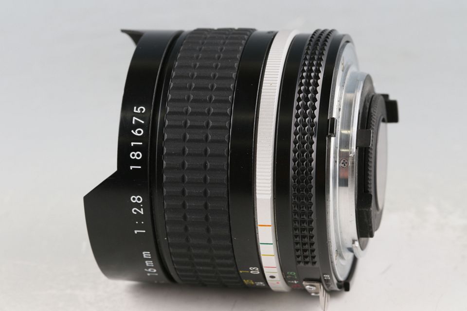 激安販売、最安価に挑戦！ Nikon Fisheye-Nikkor 16mm F 2.8 Ai Lens 61596A6