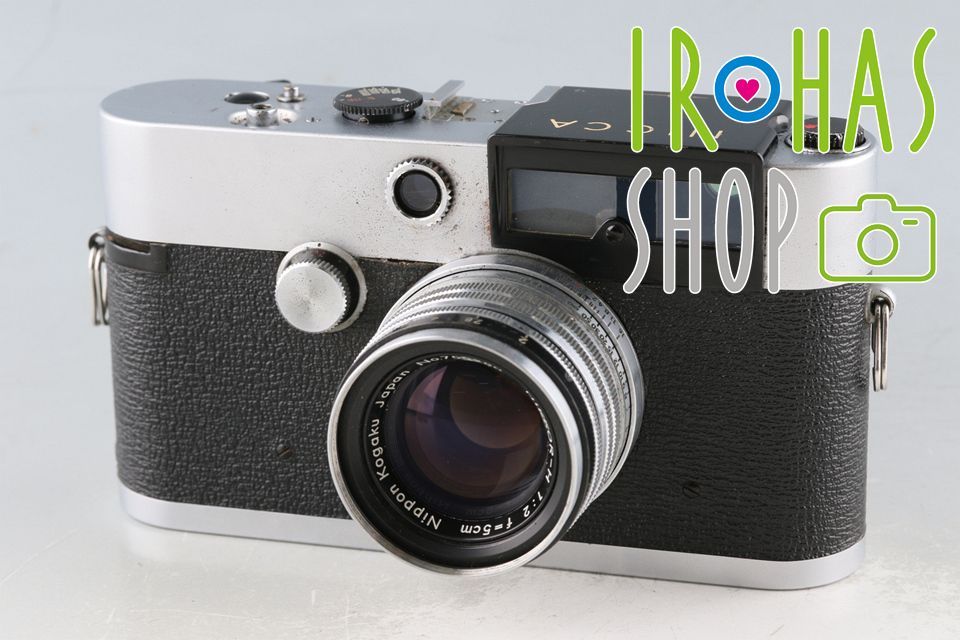 Nicca IIIL 35mm Rangefinder Film Camera Nikkor-H 50mm F 2 Lens 60561D2