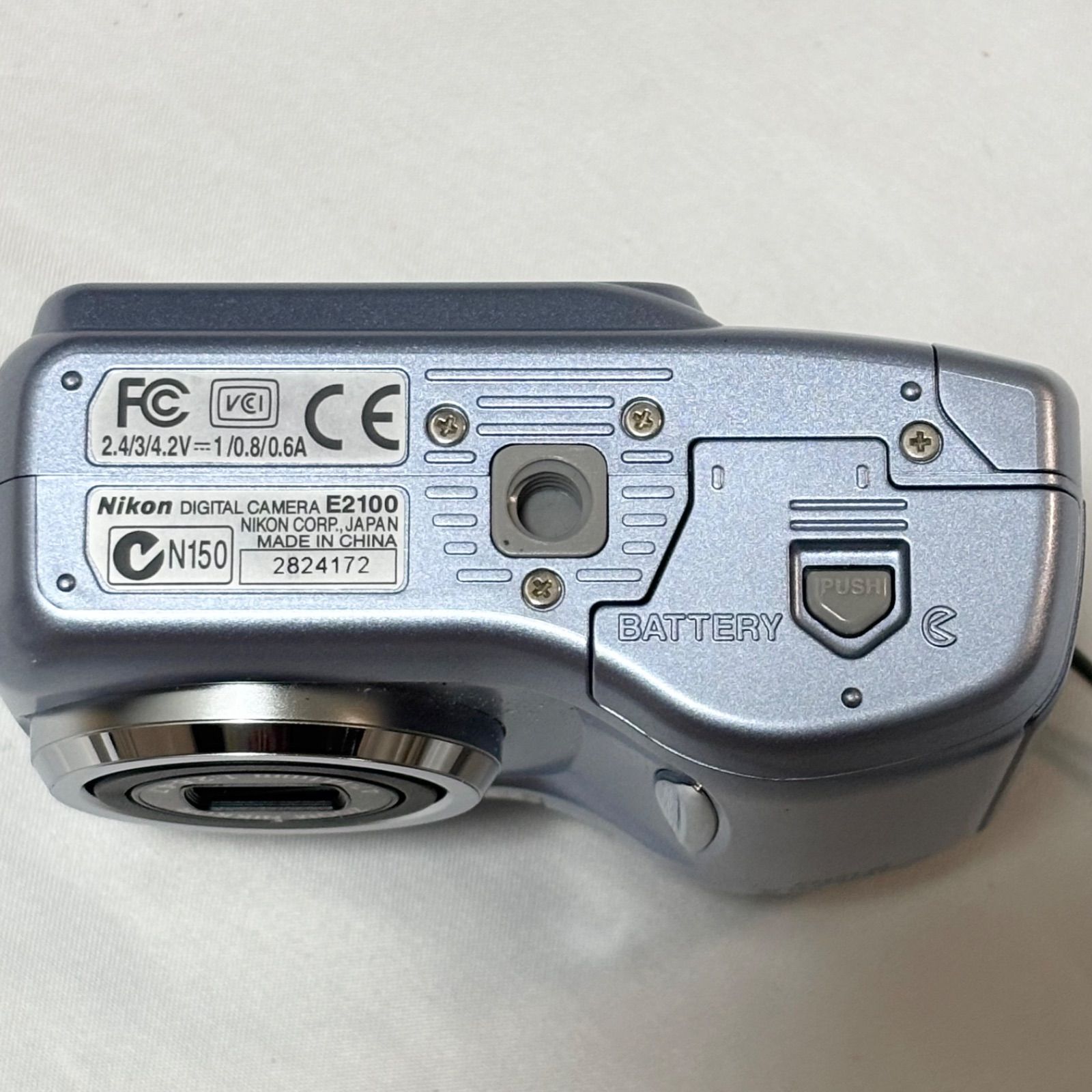 送料無料】Nikon/ニコン/COOLPIX/クールピクス/2100/シルバー