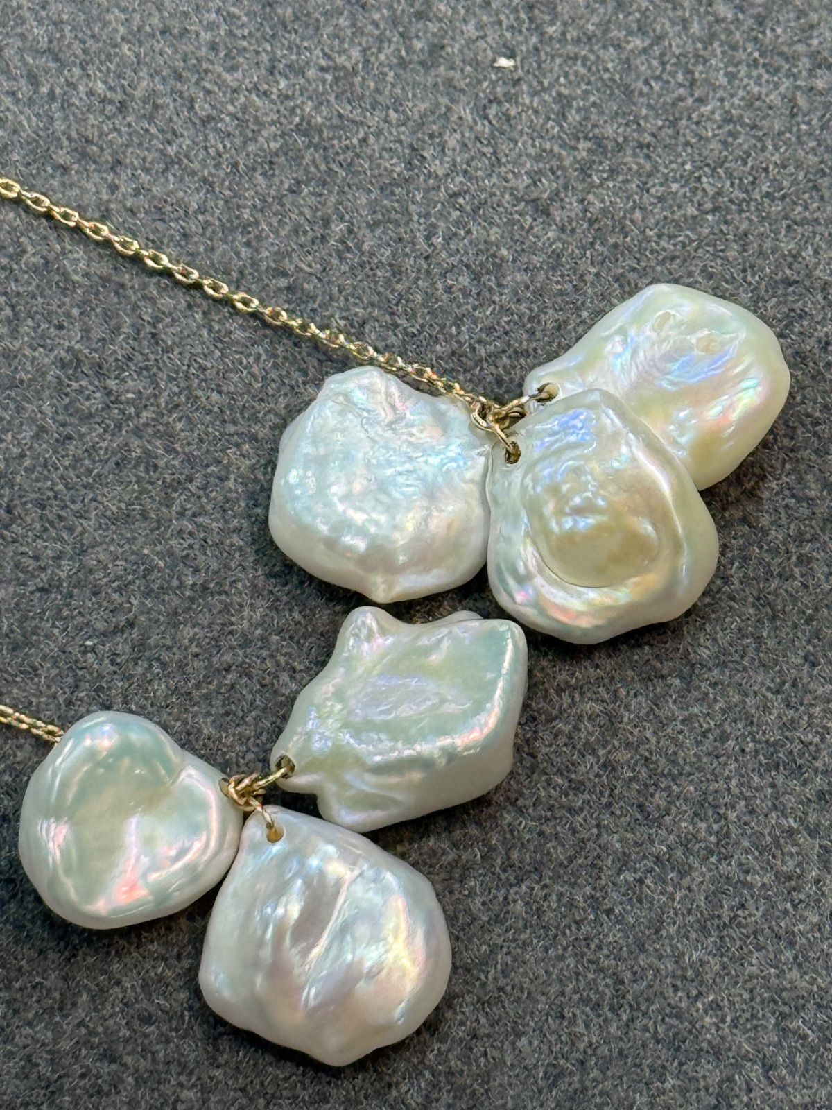 shinkai シンカイジュエリー K 18 YG 淡水パール ピアス