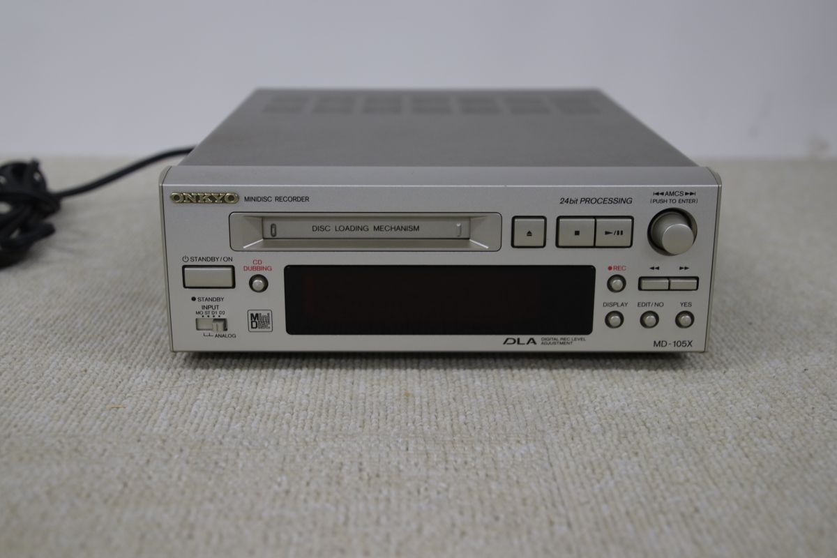 Onkyo オンキョ MD-105X MD Player MDプレイヤー 2300