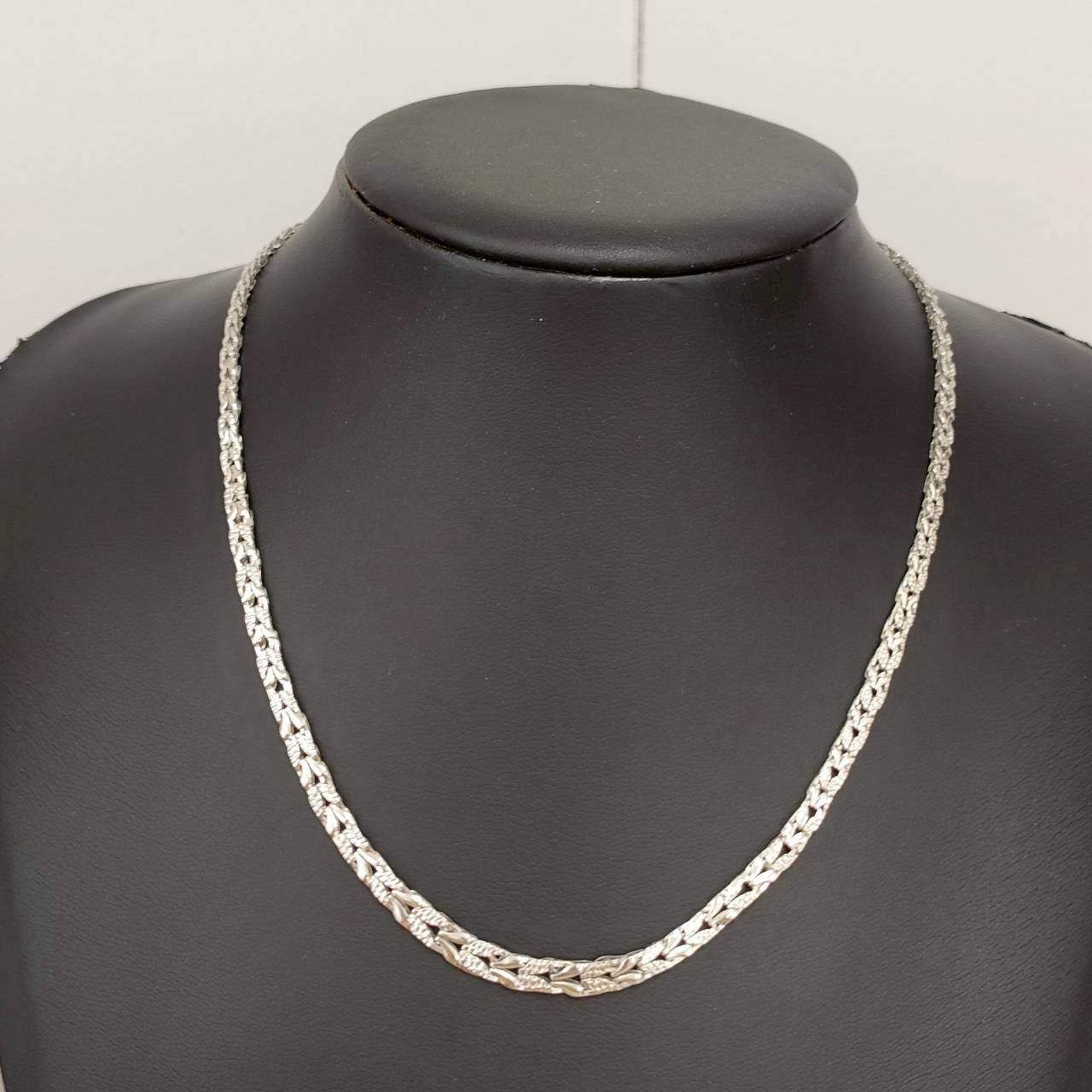 Pt 1000 プラチナ デザインネックレス レディース 11.43 g 42㎝ D 351