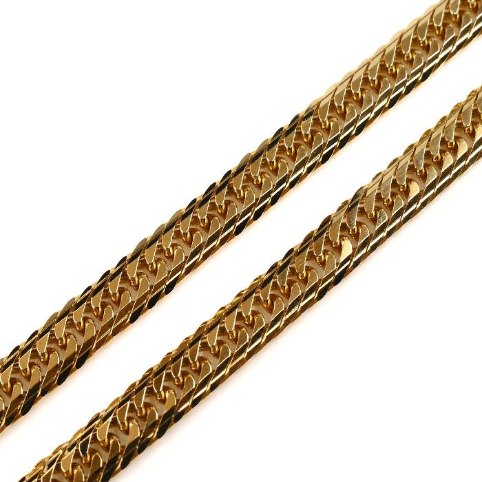 K 18 YG イエローゴールド ネックレス 喜平14面トリプルカット 18.7 g 45 cm ユニセックス