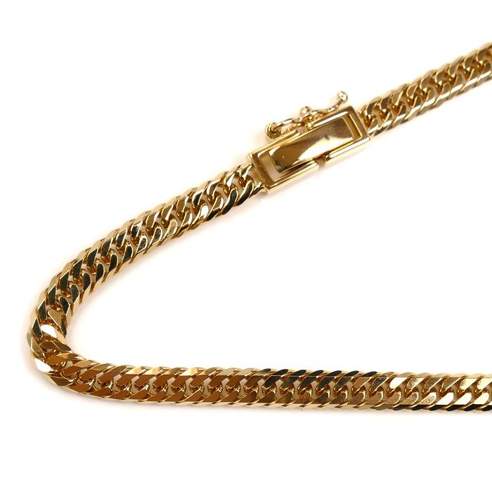 K 18 YG イエローゴールド ネックレス 喜平6面Wカット 20 2 g 50 cm メンズ