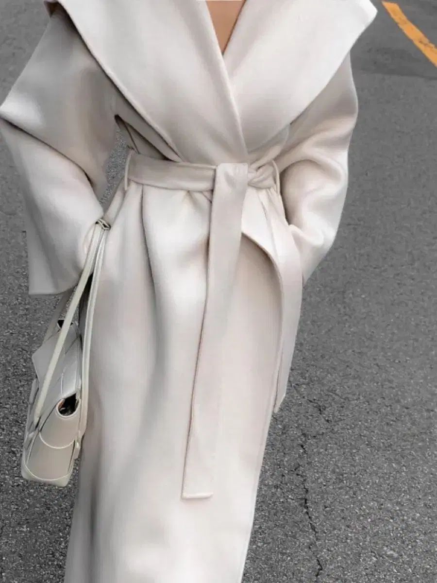 ペーパームーン ハンドメイド ショール ベルト付き ロングコート