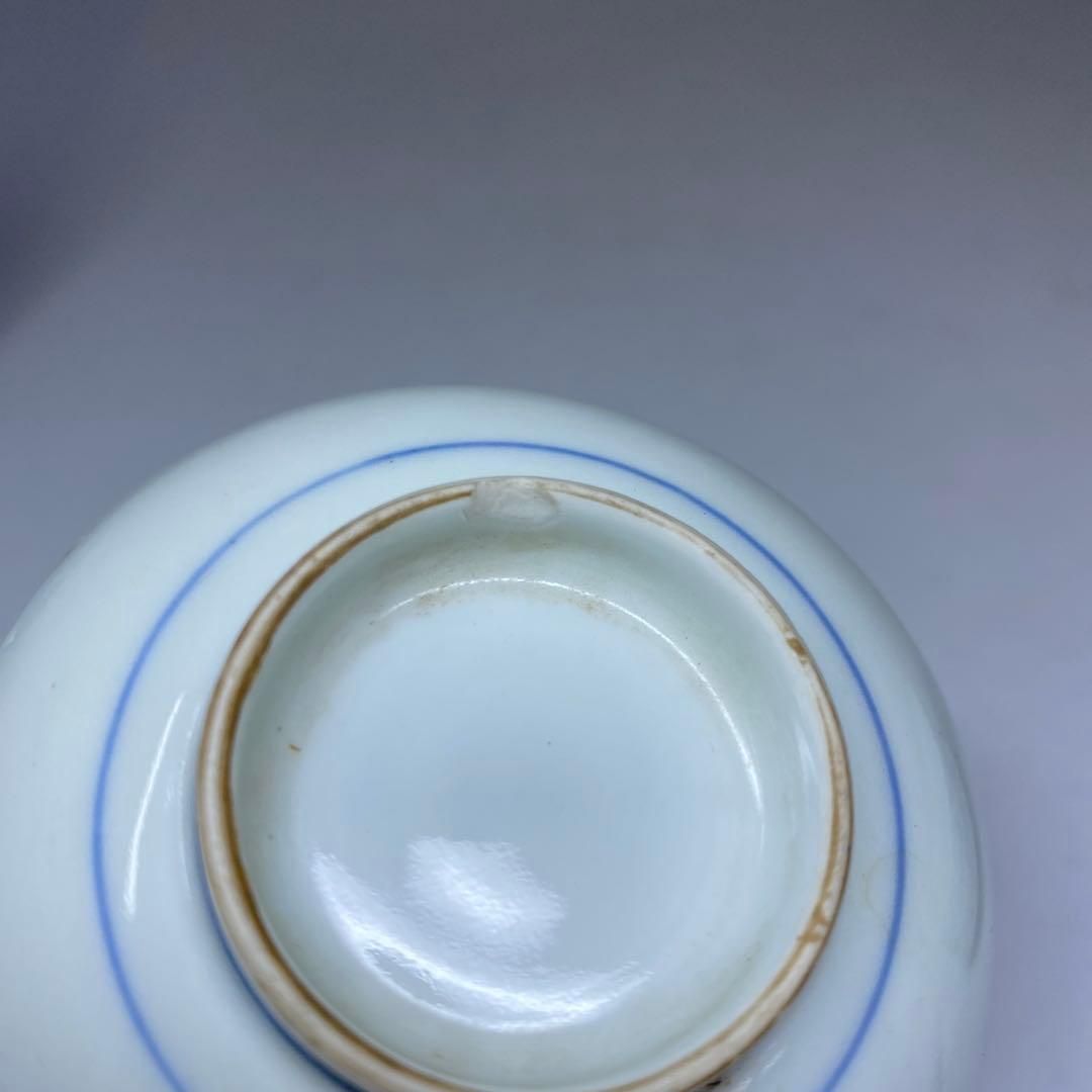 上手染付花唐草湯呑10客