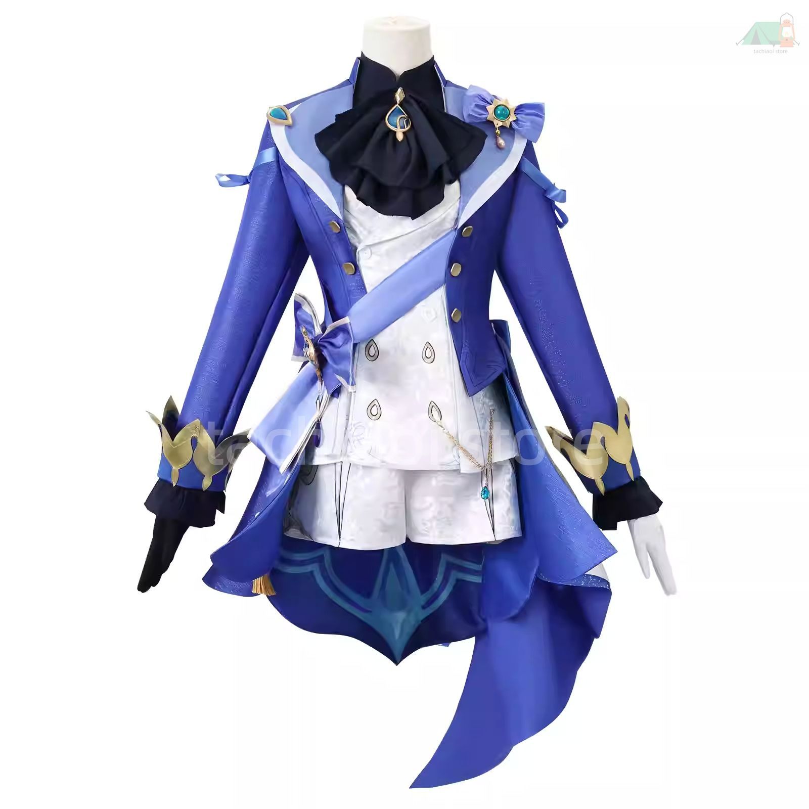 原神 フリーナ コスプレ 衣装 セット フォンテーヌ 水の神 オペラ 仮面