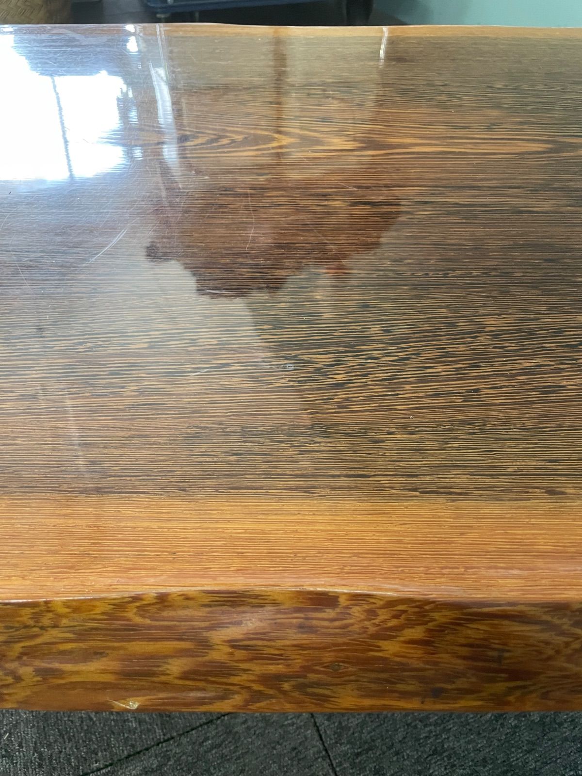 手渡しのみ】タガヤサン一枚板座卓 ♭ 鉄刀木 タガヤサン 一枚板 44kg