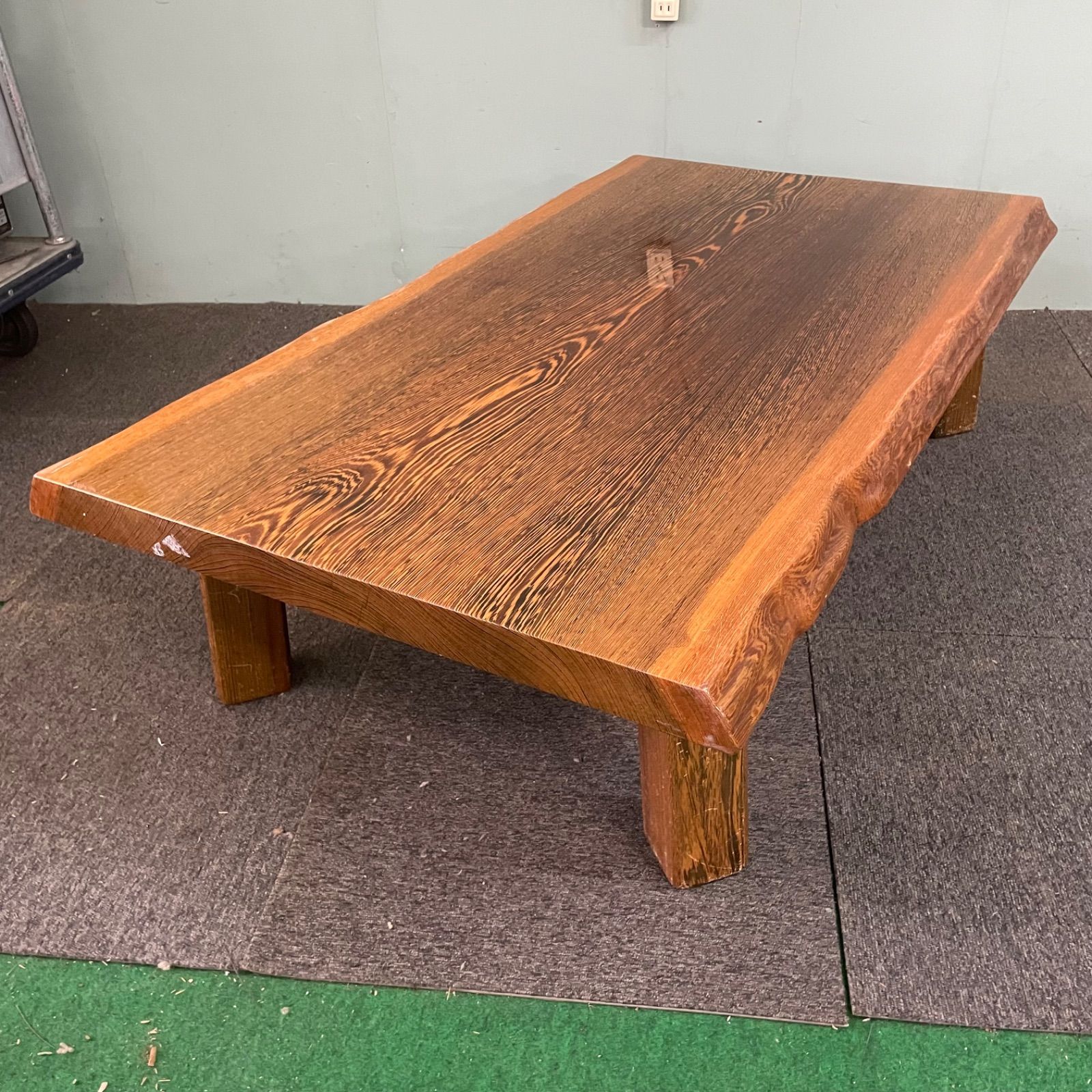 タガヤサン／鉄刀木 座卓 約150×75×30cm ローテーブル 机 タガヤサン／鉄刀木 座卓 約150×75×30cm ローテーブル 机