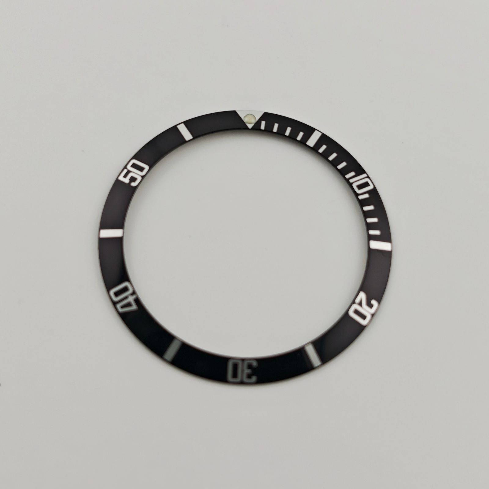 社外品 ベゼルインサート アクリル ルミナスポイント ブラック 黒 対応 ロレックス サブマリーナ 1680 1665 5513等 ROLEX