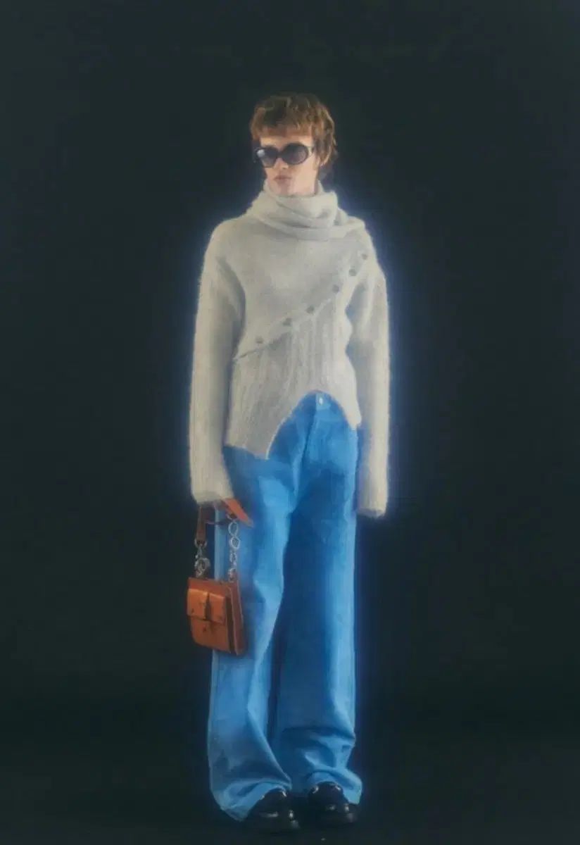 アンダーソン ベル スカーフ アルパカ ニット