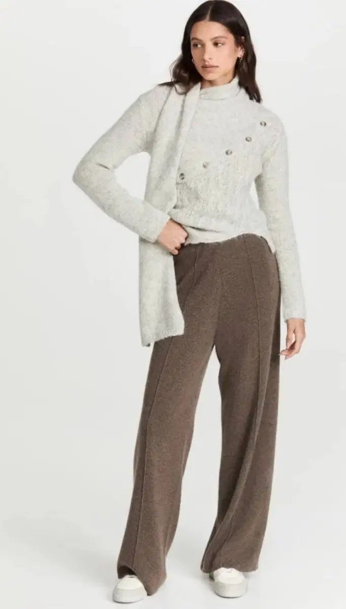 アンダーソン ベル スカーフ アルパカ ニット