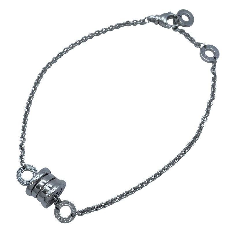 ブルガリ BVLGARI ビーゼロワンエレメントブレス ホワイトゴールド Au750 ジュエリー