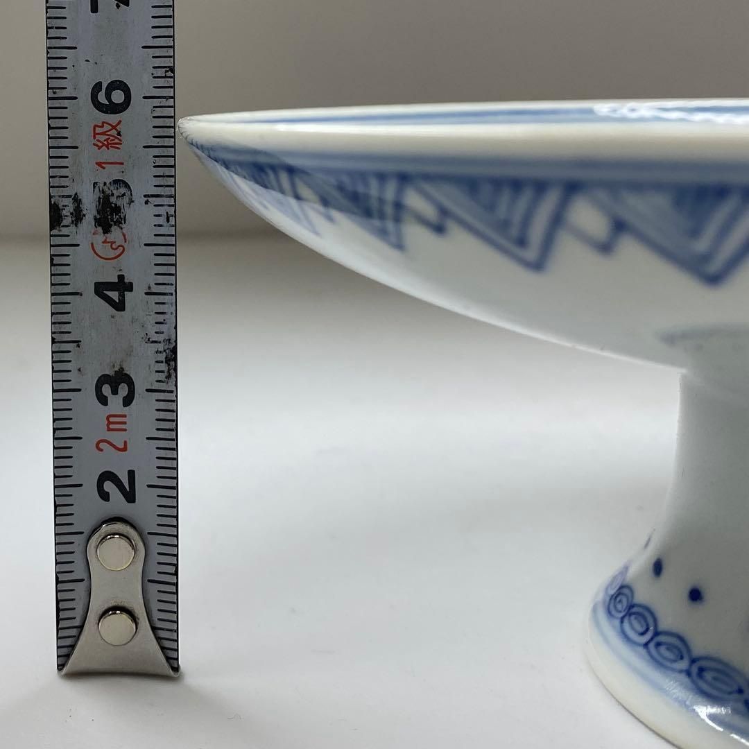 中国美術 青花人物画 台皿 直径15.2㎝ タトサ 東な7-0302① - メルカリ