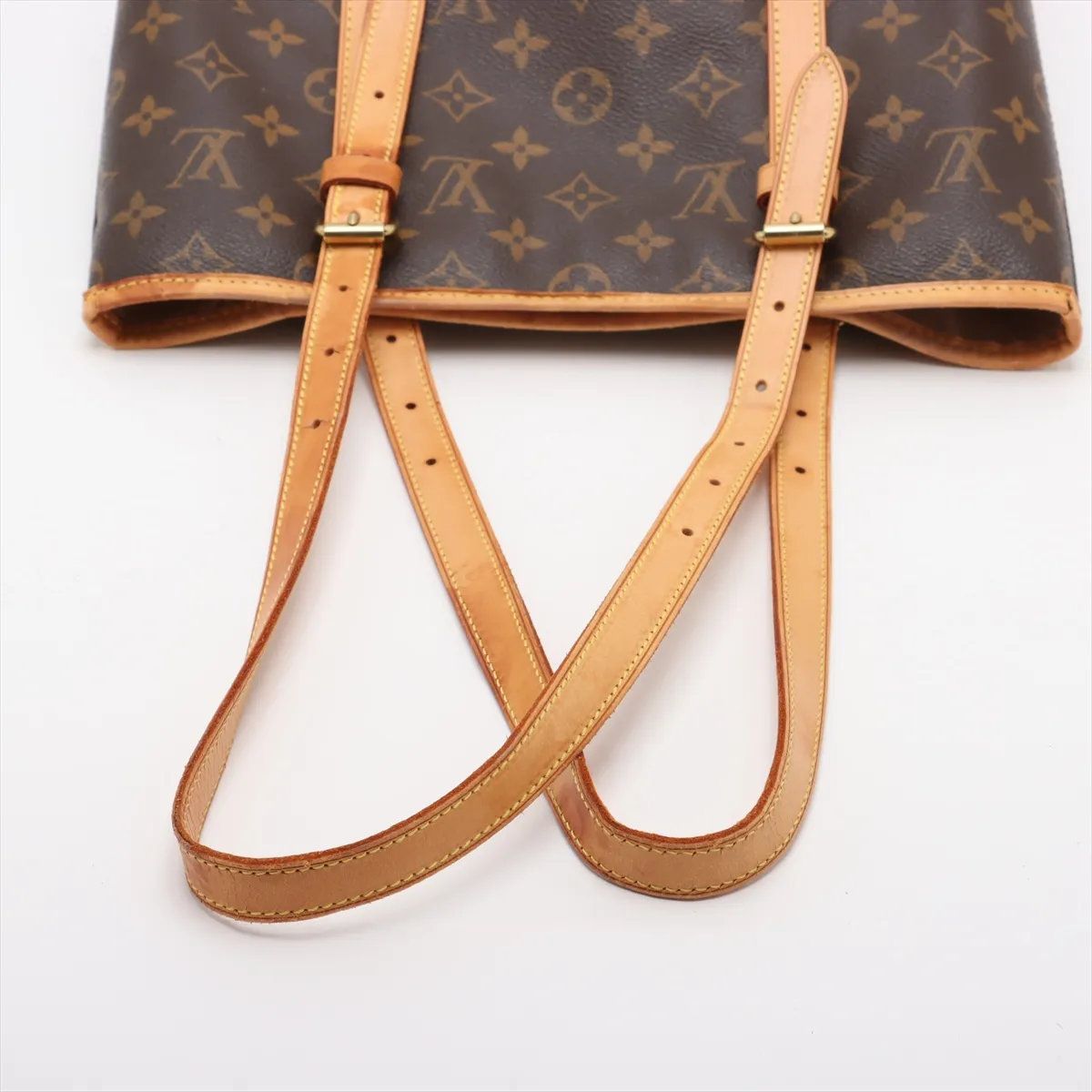 ルイヴィトン モノグラム バケット GM M42236 レザー トート バッグ