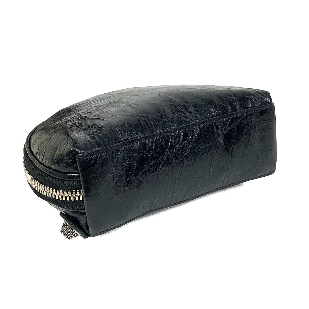 BALENCIAGA バレンシアガ 763614 1VG9Y 1000 LE CAGOLE XS コスメティックポーチ