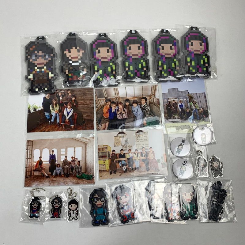 中古品】 BiSH ビッシュ グッズ まとめ ピクセルラケッジ ワッペン 缶