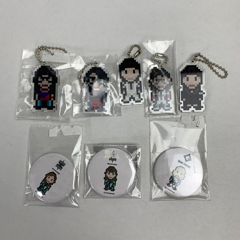 中古品】 BiSH ビッシュ グッズ まとめ ピクセルラケッジ ワッペン 缶