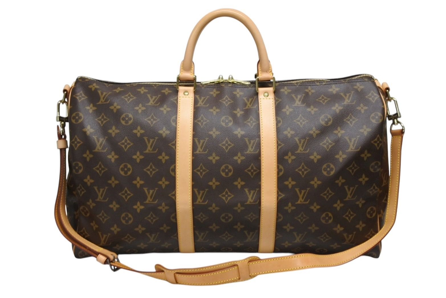 LOUIS VUITTON ルイヴィトン モノグラム キーポルバンドリエール50 ブラウン M41416 ボストンバッグ 4b008505