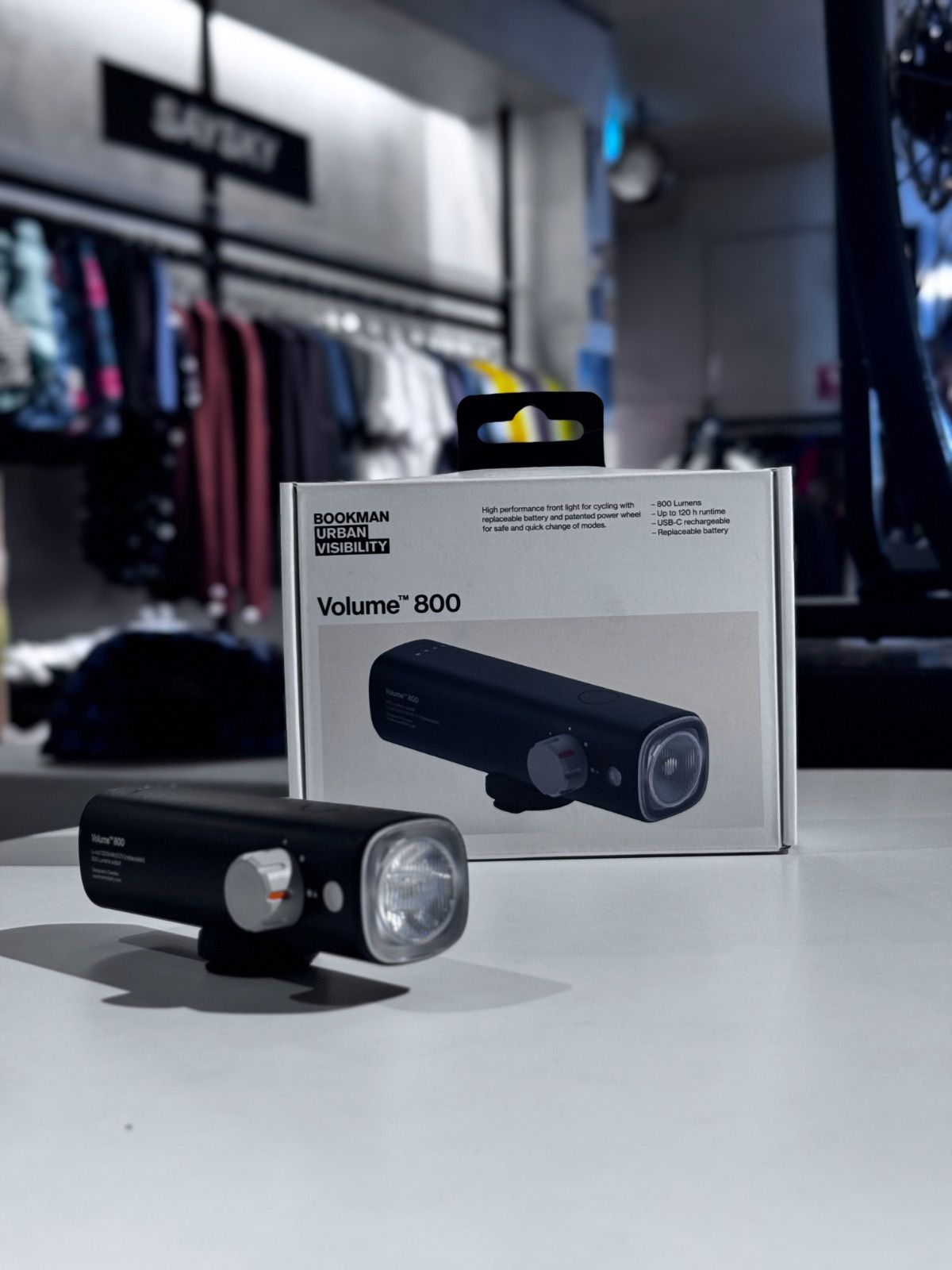 定価から25 OFF BOOKMAN Volume 800 フロントライト 800ルーメン USB C充電 Garmin GoPro対応