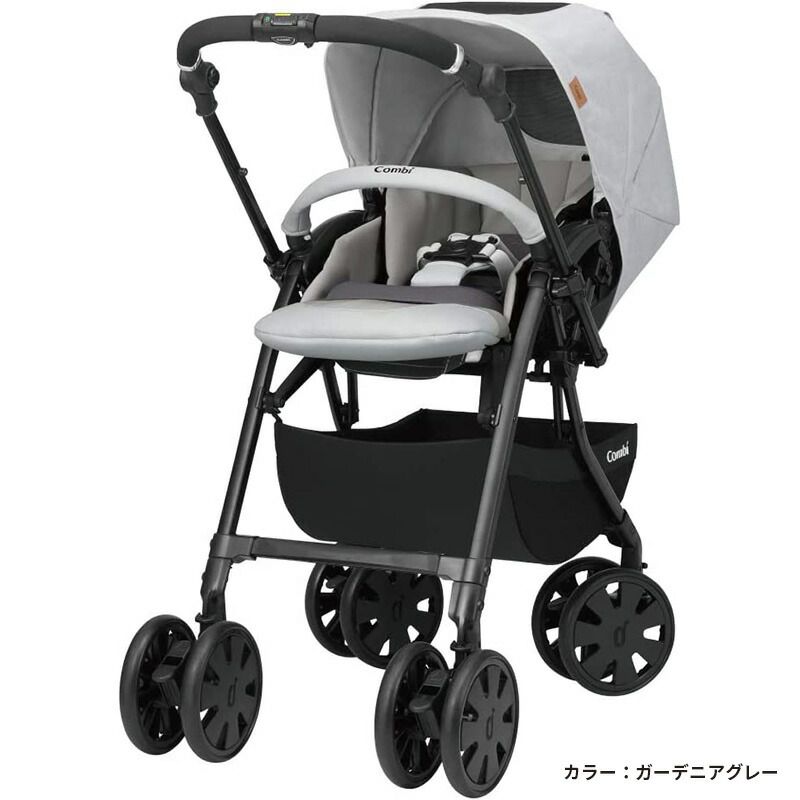 メーカー正規品 新品 コンビ Combi ホワイトレーベル エッグショック ガーデニアグレー クロスゴーオート4キャス エッグショック ベビーカー UJ