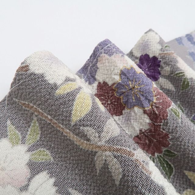 ❁tomihisa❁ 鈴乃屋謹製 相良刺繍 桜 着物 花満開に心を満たすとき 貴女を照らす季節の陽光 正絹 仕付け糸付 訪問着 5460