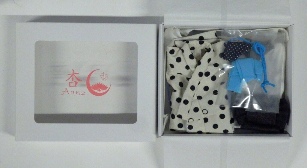アドワーク 杏Annz キモノセット 水玉モダン シロ
