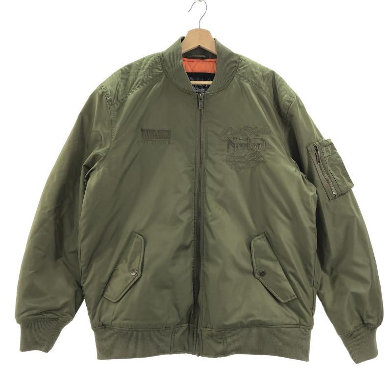 Norton MA-1 フライトジャケット XL カーキ ノートン 10