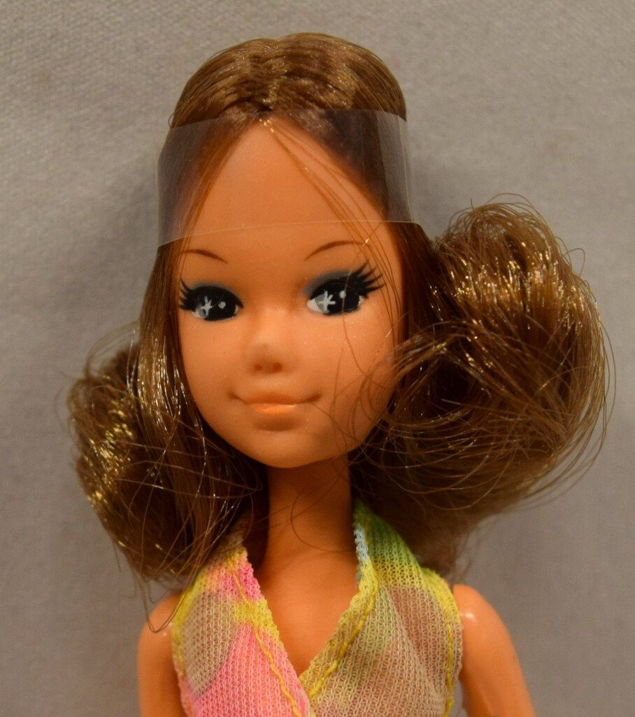 シバ製作所 あしながレギー カールヘア 茶髪 台紙付