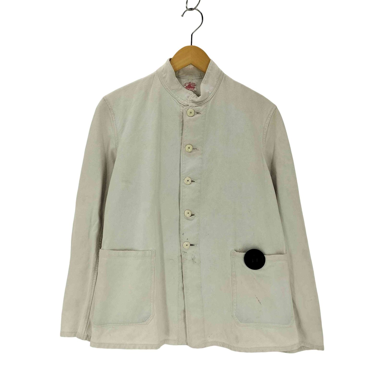 ユーズドフルギ 古着 40S UNIFORM BRAND イングランド製 チェンジボタンカバーオール ステンシル メンズ 表記無