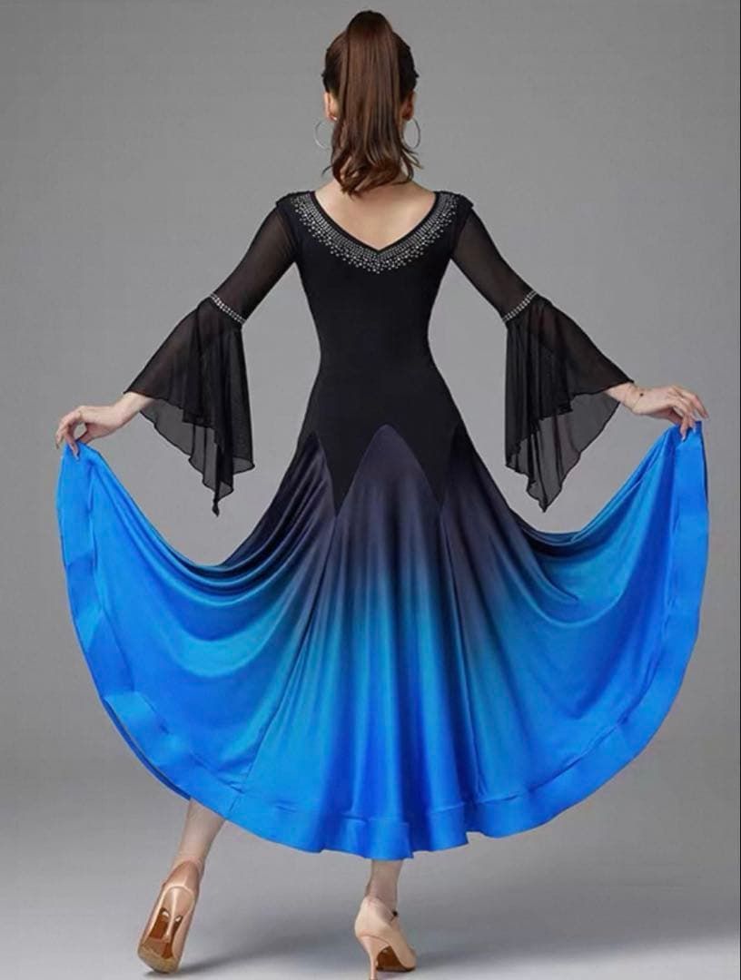 ショップ スタンダードダンス向け練習着ワンピース ダンスパーティーに