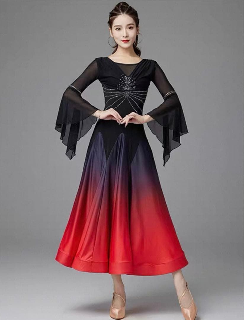 ショップ スタンダードダンス向け練習着ワンピース ダンスパーティーに