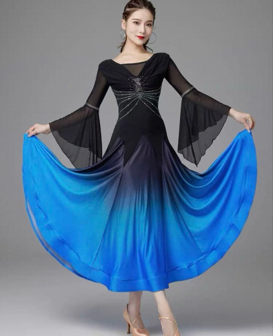 ショップ スタンダードダンス向け練習着ワンピース ダンスパーティーに