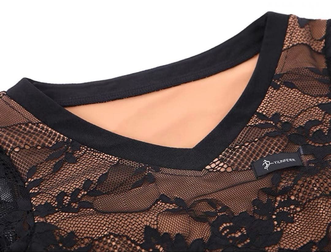 レースワンピース✦スタンダード練習着✨ダンスパーティーや発表会、デモにも！ レースワンピース スタンダード練習着 ダンスパーティーや発表会、デモ