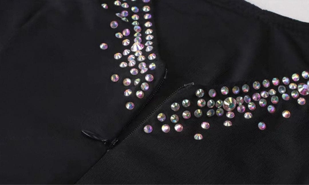 ストーン付きスタンダード練習着★ダンスパーティーにも！ 社交ダンス練習着 スタンダードの練習にオススメ！ダンスパーティーに