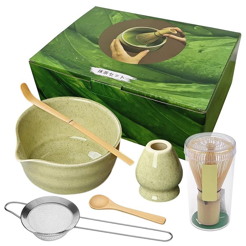【新品】 【2025年】抹茶 茶道具 セット 6点セット 初心者 お点前セット 抹茶碗 百本立 茶筅 茶杓 茶さじ 茶筅立て 付き 家庭用 茶道 入門 ギフト プ 父の日 母の日 敬老の日 誕生日 クリスマス 贈り物 お祝い