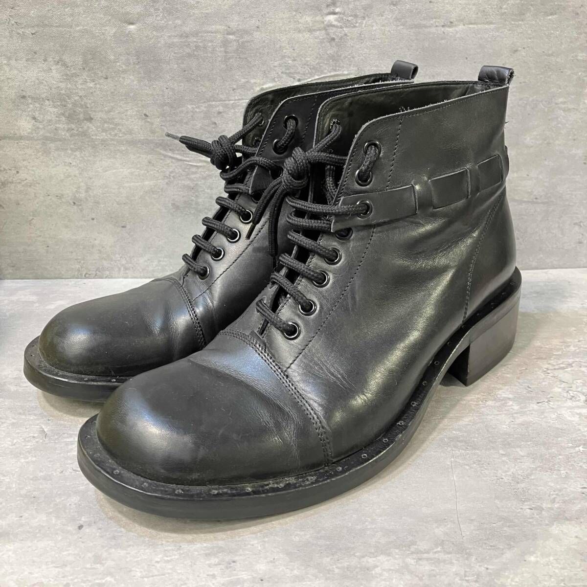 99 AW ジプシー期 YOHJI YAMAMOTO POUR HOMME × Bruno Bordese ブーツ ブラック ヨウジヤマモトプールオム ブルーノボルテーゼ