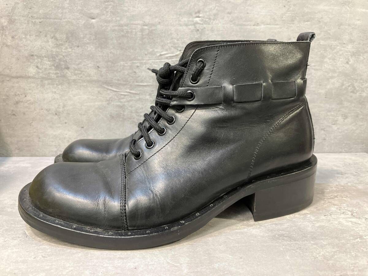 99AW ジプシー期 YOHJI YAMAMOTO POUR HOMME × Bruno Bordese ブーツ ブラック ヨウジヤマモトプールオム ブルーノボルテーゼ