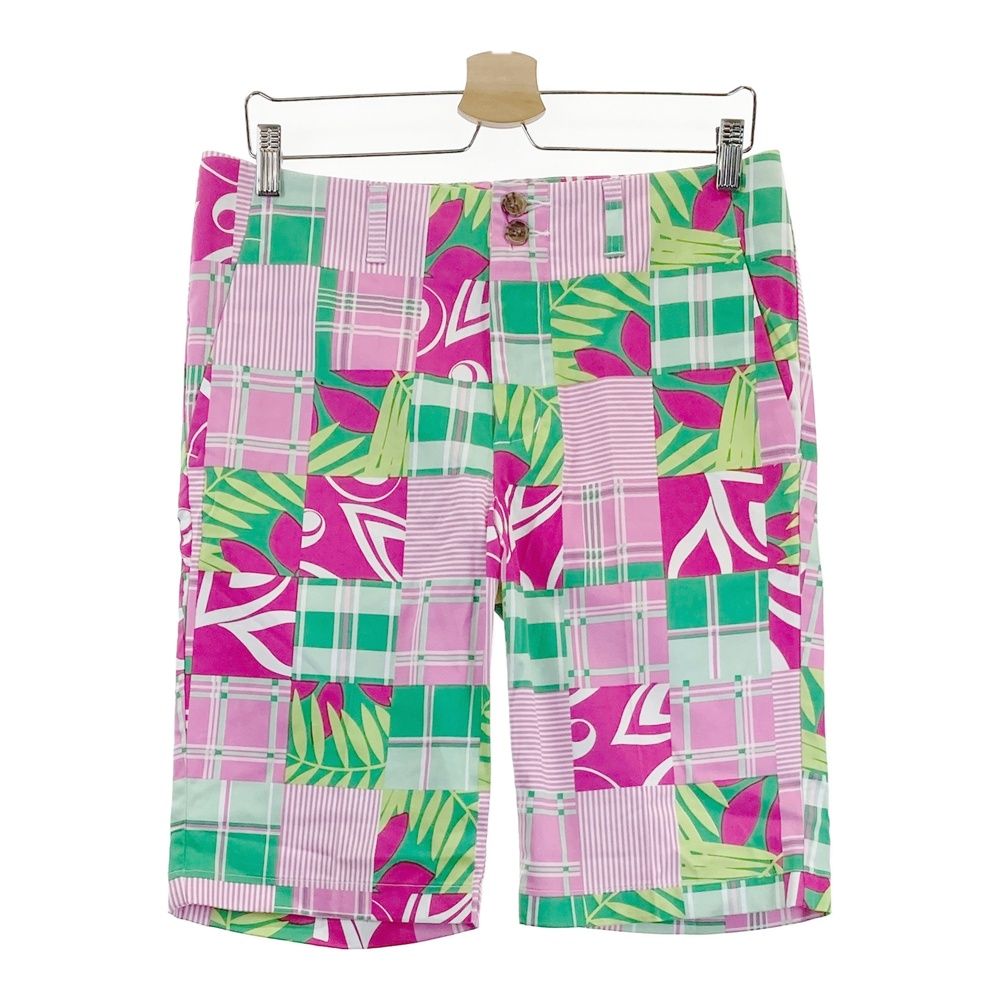 サイズ L LOUD MOUTH ラウドマウス BR767328 ハーフパンツ ミントジュレップ柄 ピンク系 240101553330 ゴルフウェア メンズ ストスト