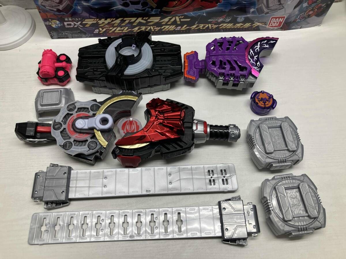 動作確認済 変身ベルト DXデザイアドライバー&ゾンビレイズバックル